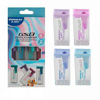 Точилка с контейнером 1отв. КОКОС Daimarse "Офис" 189530 25*60мм,пластик,асс.