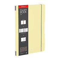 Тетрадь 2х48л. (клетка) А4 EK пластик.обл. "FolderBook Pastel жёлтый" 56125 съёмн.обл.