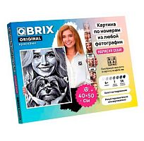 Картина по номерам из любой фотографии Qbrix Original 40*50см,холст на подрамнике