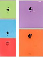 Тетрадь 48л. (клетка) Проф-Пресс " Black Cat" 48-8841 цв.мел.обл.,мат.лам.,выб.лак