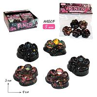 Антистресс-мялка "Кристальные лапки" 3*4см 5в1 Р2568-4 Ки754