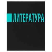 Тетрадь предм. 48л. КОКОС "Иероглифы-Литература" 241601 выб.лак,мат.лам.,со справ.мат.(линейка)