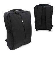 Рюкзак городской SANVERO 27002 43*31*15см 2отд.,2карм.,п/э,USB порт,чёрный