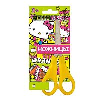 Ножницы детск. 13см CENTRUM "Hello Kitty" 75603 закругл.,травмобезоп.,с линейкой,асс.