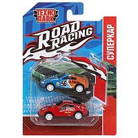 Игрушка Технопарк "Машина Road Racing Суперкар" метал.,7,5см (набор 2шт) RR-SET-0135-R (480)