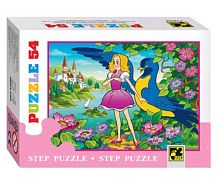 Пазлы   54 Степ Пазл мини "Любимые сказки" 71035