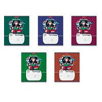 Тетрадь 12л. (линейка) EK "Adventure Friends" 58385 обл.мел.карт.,асс.