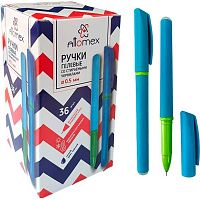 Ручка гелевая "Пиши-Стирай" ATTOMEX 5051552 синяя,0,5мм,корп.салатово-голубой