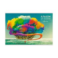 Альбом для рис.40л. ЭКСМО "Волшебный пейзаж" А2Л402337 на скобе,мел.карт.,твин лак,бум.оф.110г/м2