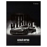 Картон белый мелов. А4  8л. ФЕНИКС "Страйк" 73154 папка с клапанами