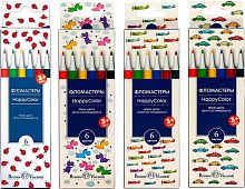 Фломастеры  6цв. BV "Happycolor" 32-0024 векнт.колп.,к/к