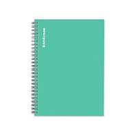 Тетрадь120л. (клетка) EK спираль "Vanilla, мятный" 65640 глянц.лам.,тисн."лён"