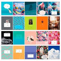 Тетрадь 18л. (линейка) BG "Super Mix-20" 06126 асс.