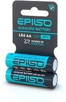 Батарейка EPILSO LR6/AA 2 Shrink Card 1.5V (БП-00000314)