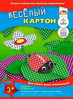 Картон цв. двухстор. А4  6л. 6цв. АППЛИКА "Горошек" С0151-02 весёлый