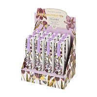 Ручка авт. шар. BV DreamBox "Flora. Ирисы" 20-0445/03 синяя,0,5мм,подар.пенал