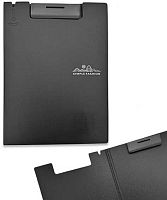 Папка-клипборд А4 INTELLIGENT DK-85-1 чёрный,с доп.створкой