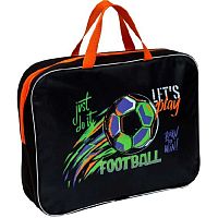 Сумка-планшет А4 ATTOMEX "Football" 3076404 текстил.,с расш.7см,с ручками 24см