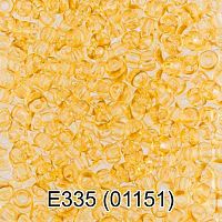 Бисер GAMMA круглый 5 10/0 2,3мм 5гр. 1-й сорт E335 салатово-желтый ( 01151 )