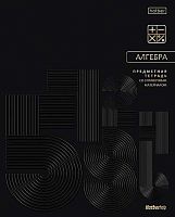 Тетрадь предм. 48л. ХАТ "Премиум-Алгебра" 36001 софт-тач,3D фол.,3D лак,справ.инф.(клетка)