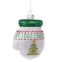 Игрушка ёлочная REMECO "Варежка" 826396 стекло,8*4*11,5см