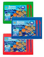 Доска для лепки А5 ПЧЕЛКА ДЛ-03 цветная,2стека