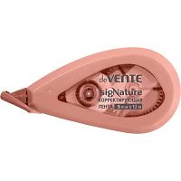 Коррект. лента deVENTE 5мм*12м 4062510 "sigNATURE" пудрово-роз.,п/прозр.корп.,фрон.аппл.,карт.бл