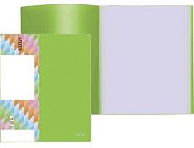 Папка с вкладышами/100 deVENTE А4 "Juicy" 3105716 салатовая 600мкм фактура "песок" непрозр.