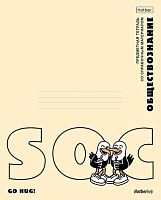 Тетрадь предм. 48л. ХАТ "Приключения чайки-Обществознание" 36038 пластик обл.,интер.справ.инф.(клетк