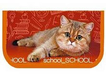 Пенал 1отд. 190*110 ОНИКС ПКК-03-5 "School cat" (56611) л/т