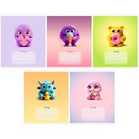 Тетрадь 18л. (линейка) ЭКСМО "Страшно милый" ТЛ189601 мел.карт.