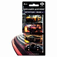 Закладки магнитные ФЕНИКС "Ночной драйв" (4шт) 70069 мел.бум.,ферроагл.полимер