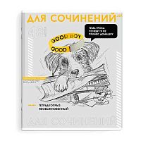 Тетрадь предм. 48л. ФЕНИКС "Яркие детали-Для сочинений" 67548 мел.карт.,выб.твн уф-лак (линейка)