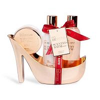 РАСПРОДАЖА Набор подар. жен. AQUARIUS "Бронзовый" 44014 (гель 180мл,лосьон 180мл,крем д/рук 50мл)