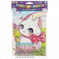 Аппликация из страз MULTIART "Кавайные" GEMPACK-109025 15*21см