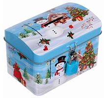 Копилка "Сказочный Снеговик" 11,5*7,5*8см 205-661