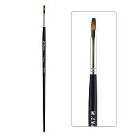 Кисть синтетика № 4 плоская  Альбатрос Профи