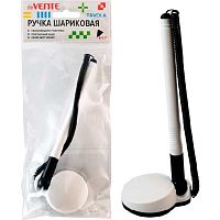 Ручка настол. на подставке deVENTE "Tavola" 5072102 синяя,0,7мм,с пласт.шнур.,белый непрозр.корп.