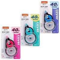 Коррект. лента WEIBO 5мм*40м "Cover" WB-8387 блист.,асс.