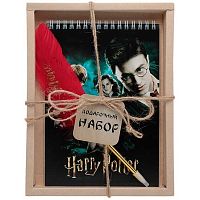 Набор подар. CENTRUM "Гарри Поттер" 77296 (блокн. А5 60л.+ручка шар."Волшебное перо красное"