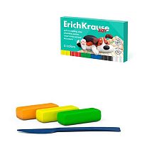 Пластилин мягкий  6цв., 78гр. EK "Baby" 61326 восковой,со стеком