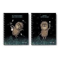 Тетрадь 80л. (клетка) SVETOCH спираль "Не теряйте ёжиков" Т227 (01561) тв.обл.,выл.лак,мат.лам.