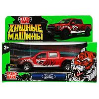 Игрушка инерц. Технопарк "Машина Ford F150 Raptor Хищники" метал.,красный,12см F150RAP-12PRE-RD