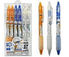 Ручка гелевая авт. "Пиши-Стирай" INTELLIGENT "Мальчик" DF-553 синяя,0,5мм,грип,асс.