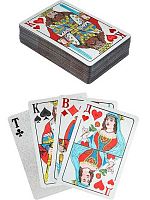 Карты игральные Миленд "5000" ИНК-0129,серебр.,колода/54шт,57*88мм