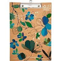 Клипборд А4 deVENTE "Bloom Garden" 3034205 картон толщина 2мм,крафт-бум.,тисн.фольг.