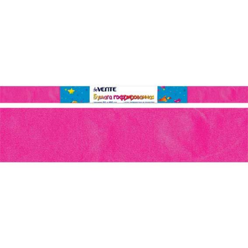 Бумага гофрированная deVENTE 50см*250см ярко-розовая 8040802 (32г/м2)