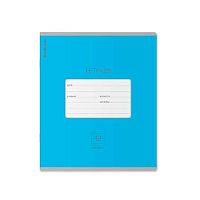 Тетрадь 12л. (линейка) EK "Классика Bright голубая" 46485 обл.мел.карт.