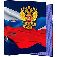 Регистратор 75мм deVENTE А4 "Герб" 3091910 разбор.,мат.лам.,металл.окант.