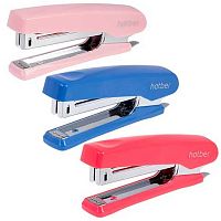Степлер №10 16л. ХАТ "Gentle" DS_085961 ассорти,пластик,с антистеплером,к/к